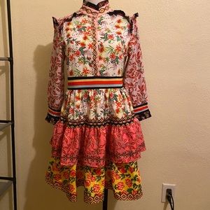 COPY - Gucci floral traditional Italian style dress